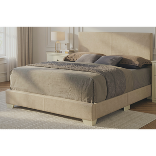 Sunvega Sleek Black Full Bed Frame with Chic Finish for Casual Elegance