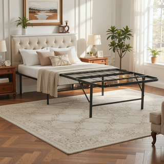 Sunvega Sturdy Metal Platform Bed Frame with Ample Under-Bed Storage