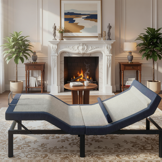 Sunvega OS65 Adjustable Bed Base with Wireless Remote Head Foot Lumbar Support