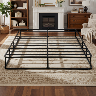 Sunvega High Profile 8.5 Inch California King Mattress Foundation with Textured Fabric