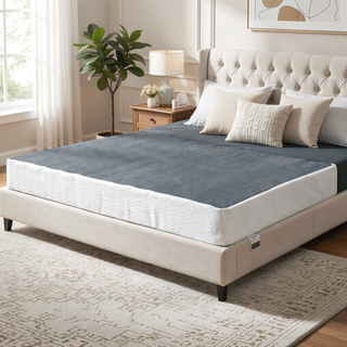 Sunvega High Profile 8.5 Inch California King Mattress Foundation with Textured Fabric