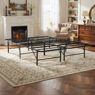Sunvega Sturdy Metal Platform Bed Frame with Ample Under-Bed Storage