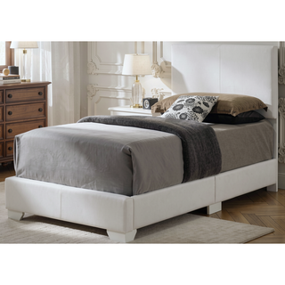 Sunvega Sleek Black Full Bed Frame with Chic Finish for Casual Elegance