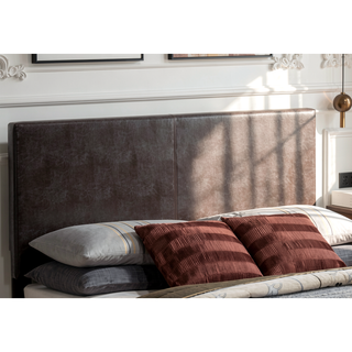 Sunvega Sleek Black Full Bed Frame with Chic Finish for Casual Elegance