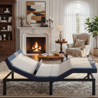 Sunvega OS65 Adjustable Bed Base with Wireless Remote Head Foot Lumbar Support