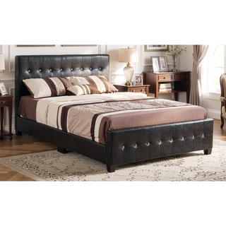 Sunvega Elegant Transitional Queen Bed in White with Chic Finish and Sturdy Build