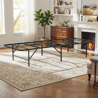 Sunvega Sturdy Metal Platform Bed Frame with Ample Under-Bed Storage