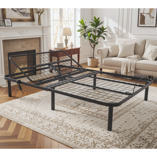 Sunvega Durable Head Up Only Queen Adjustable Bed Base with 850 lbs Capacity