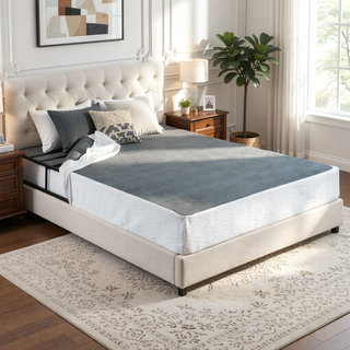 Sunvega High Profile 8.5 Inch California King Mattress Foundation with Textured Fabric