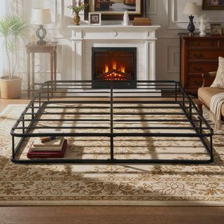 Sunvega High Profile 8.5 Inch California King Mattress Foundation with Textured Fabric
