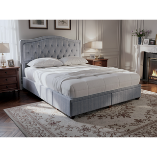 Sunvega Queen Upholstered Storage Bed in a Box with Drawers