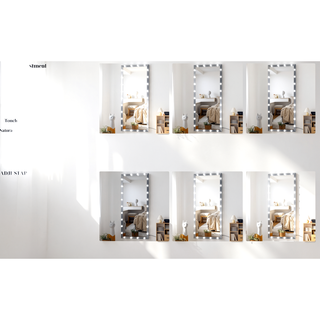 Sunvega Hollywood Full Length Floor Mirror with 3 Color Modes for Dressing Room