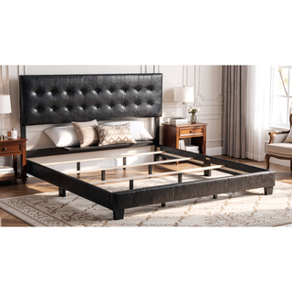 Sunvega Twin Bed Frame in Crisp White for Compact Living Areas