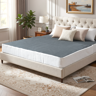 Sunvega High Profile 8.5 Inch California King Mattress Foundation with Textured Fabric