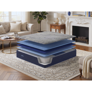 Sunvega TempaGel Gen II Memory Foam Mattress with Dual Cooling Technology and Individually Wrapped Coils