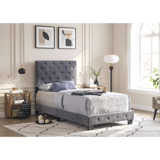 Sunvega Twin Bed Frame in Crisp White for Compact Living Areas
