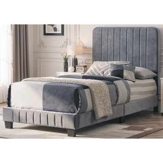 Sunvega Twin Bed Frame in Crisp White for Compact Living Areas