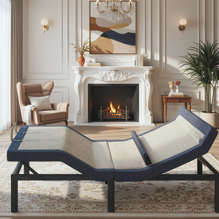 Sunvega OS65 Adjustable Bed Base with Wireless Remote Head Foot Lumbar Support