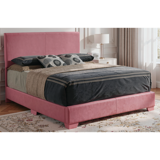 Sunvega Sleek Black Full Bed Frame with Chic Finish for Casual Elegance