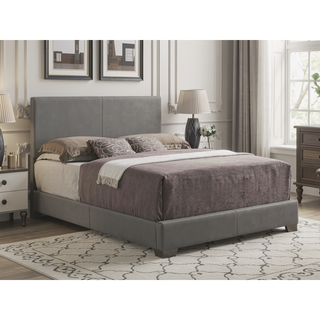 Sunvega Sleek Black Full Bed Frame with Chic Finish for Casual Elegance