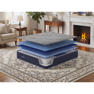 Sunvega TempaGel Gen II Dual Cooling Gel Memory Foam Mattress with Individually Wrapped Coils