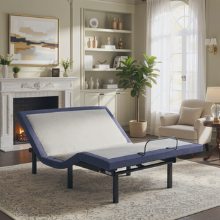 Sunvega Queen Adjustable Bed Base with Massage Head Foot Positioning and Bluetooth