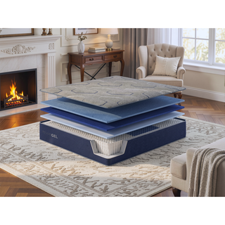 Sunvega TempaGel Gen II Dual Cooling Gel Memory Foam Mattress with Individually Wrapped Coils