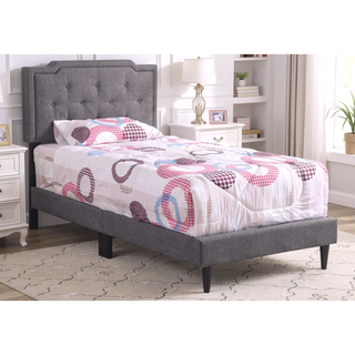 Sunvega Twin Bed Frame in Crisp White for Compact Living Areas
