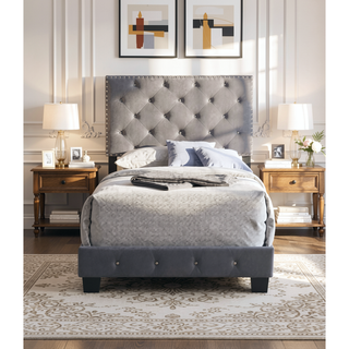 Sunvega Twin Bed Frame in Crisp White for Compact Living Areas