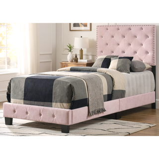 Sunvega Vibrant Pink Twin Bed For Kids With Durable Design And Easy Setup