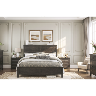 Sunvega White Finish Transitional Style Wooden Nightstand with 2 Dovetail Drawers