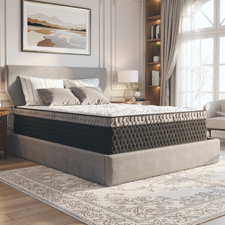 Sunvega Ultra Cooling Copper Infused Hybrid Mattress with Euro-Top and Dynamic Edge Coils