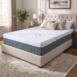 Sunvega Snowstorm Cooling Graphene Memory Foam 12" Firm Mattress with Cool Release Technology