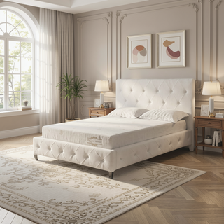 Sunvega 3-Layer Extra Firm Twin Mattress with Aloe Infusion Roll-Compressed in Box
