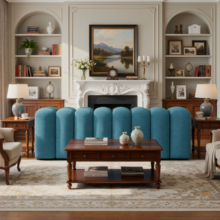 Sunvega Upholstered Tufted Accent Bench with Exquisite Backless Design for Modern Interiors