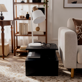 Sunvega Floating Nightstand with Large Drawer and Multiple Shelves for Storage or Decor