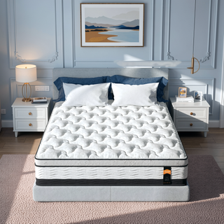 Sunvega 12 Inch King Hybrid Cooling Gel Memory Foam and Pocket Spring Mattress