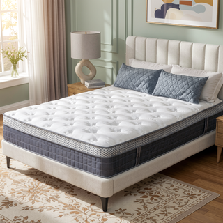 Sunvega 10 Inch Full Size Breathable Cooling Gel Memory Foam Hybrid Mattress
