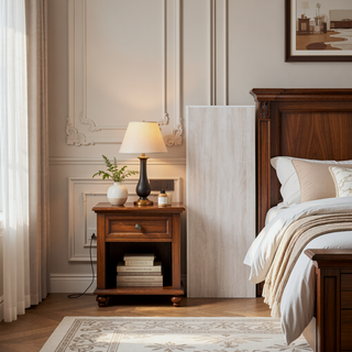Sunvega Coastal White Rectangular Chest with Four Spacious Drawers for Storage
