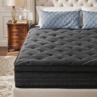 Sunvega 10 Inch Queen Size Cooling Gel Memory Foam Hybrid Mattress with Pocket Springs