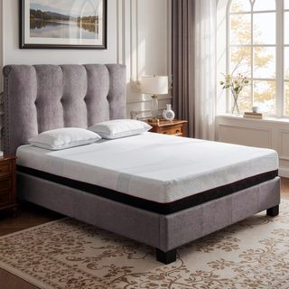 Sunvega 10 Inch Cooling Copper Infused Memory Foam Mattress Queen Size