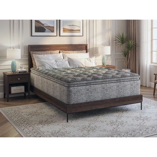 Sunvega 13" Plush Mattress with Cooling Technology and Individually Wrapped Coils