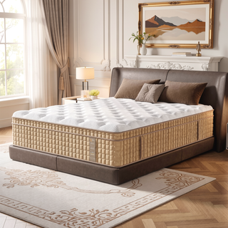 Sunvega 14 Inch Queen Hybrid Mattress with Pocket Springs and Cooling Gel Memory Foam
