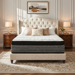 Sunvega Plush 14" Queen Size Hybrid Gel Memory Foam Pocket Spring Mattress