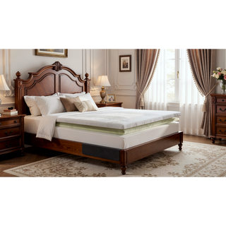 Sunvega 8 Inch Cooling Copper Infused Memory Foam Mattress Full Size with Breathable Cover