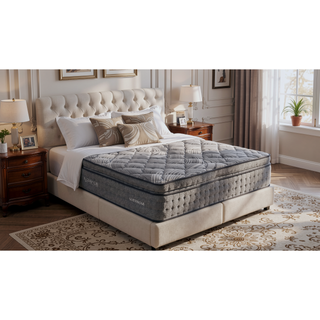 Sunvega Premium Pocket Spring and Memory Foam Luxuryan California King Bed