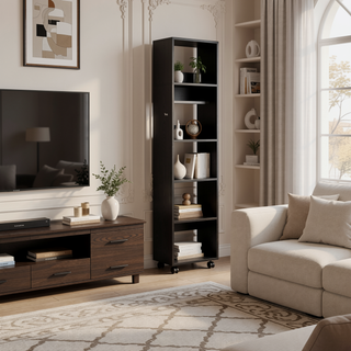 Sunvega Wardrobe Devon with Integrated Mirror and Ample Shelving for Bedroom