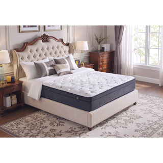 Sunvega Restonic 14.5 Inch Euro Top Mattress with Cooling Foam and Reinforced Lumbar Support