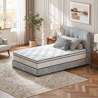 Sunvega 12 Inch Hybrid Mattress with Pocket Springs for Medium Firm Support