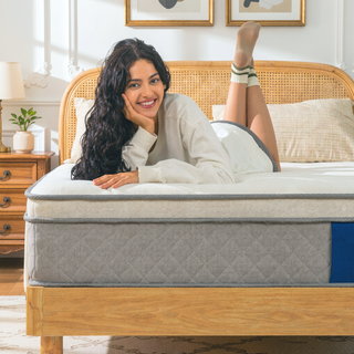 Sunvega 12 Inch Cooling Gel Memory Foam Hybrid Mattress with Pocket Springs for Medium Firmness